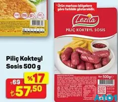 PİLİÇ KOKTEYL SOSİS 500 G